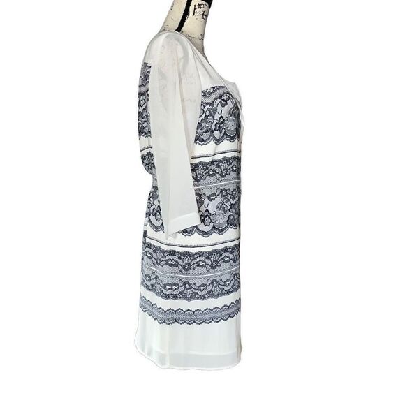 Under Skies white & navy dress medium - Picture 2 of 6